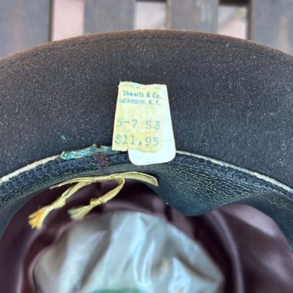 Vintage Stetson Royal Stetson 7 3/8 Dark Brown - Picture 10 of 12